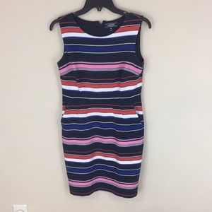 Lands' End Multicolor Striped Dress